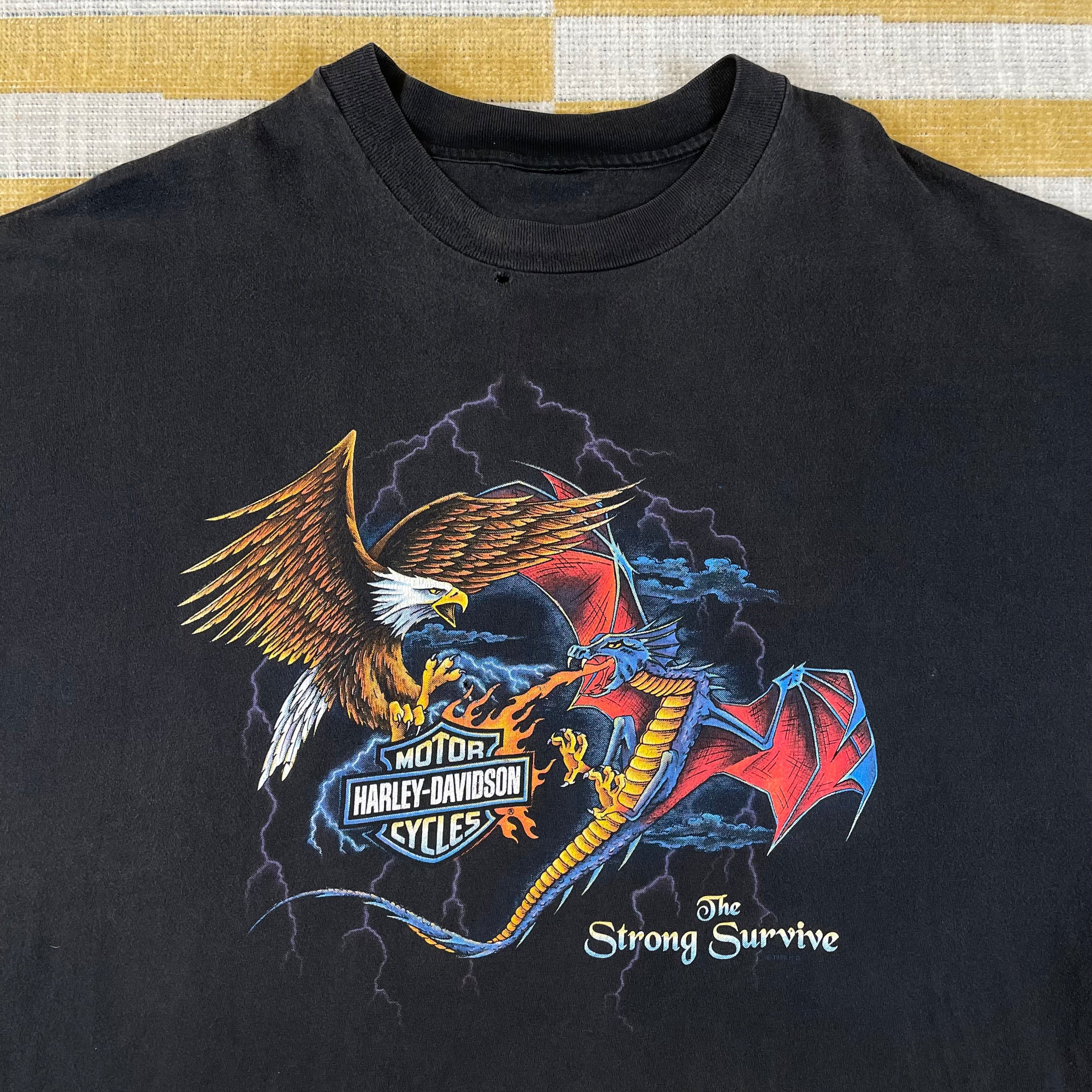 Harley-Davidson Eagle vs. Dragon Tee | Dead Center Vintage