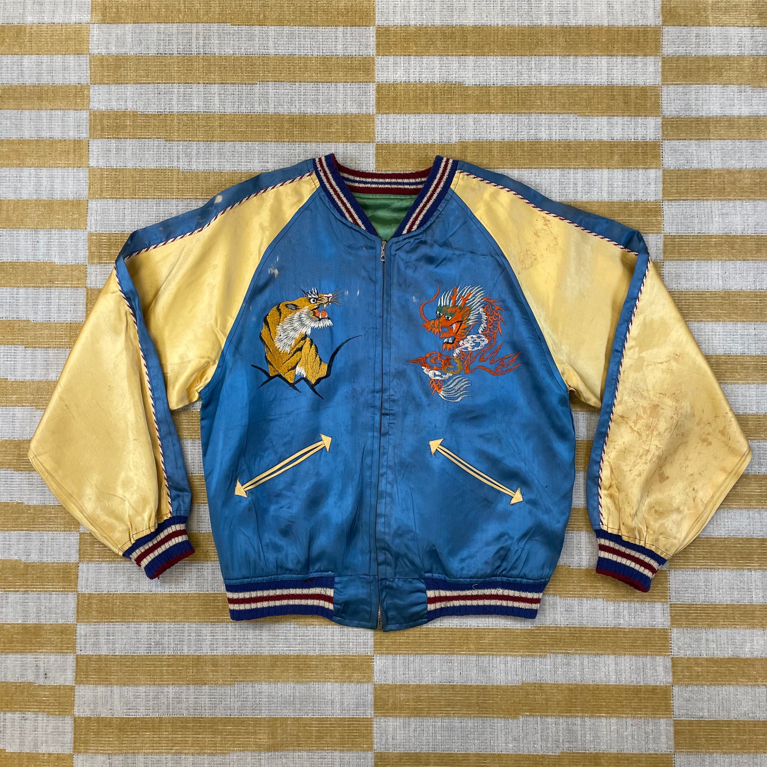 Japanese Reversible Souvenir Jacket B | Dead Center Vintage Japanese Reversible Souvenir Jacket B | Dead Center Vintage